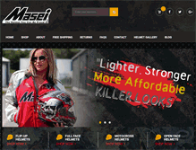 Tablet Screenshot of masei-helmets.com